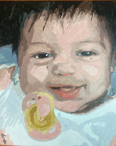Customer photo review of צביעה לפי מספרים בעיצוב אישי