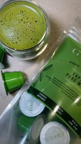 Customer photo review of 3 PAQUETS CAPSULES DE MATCHA