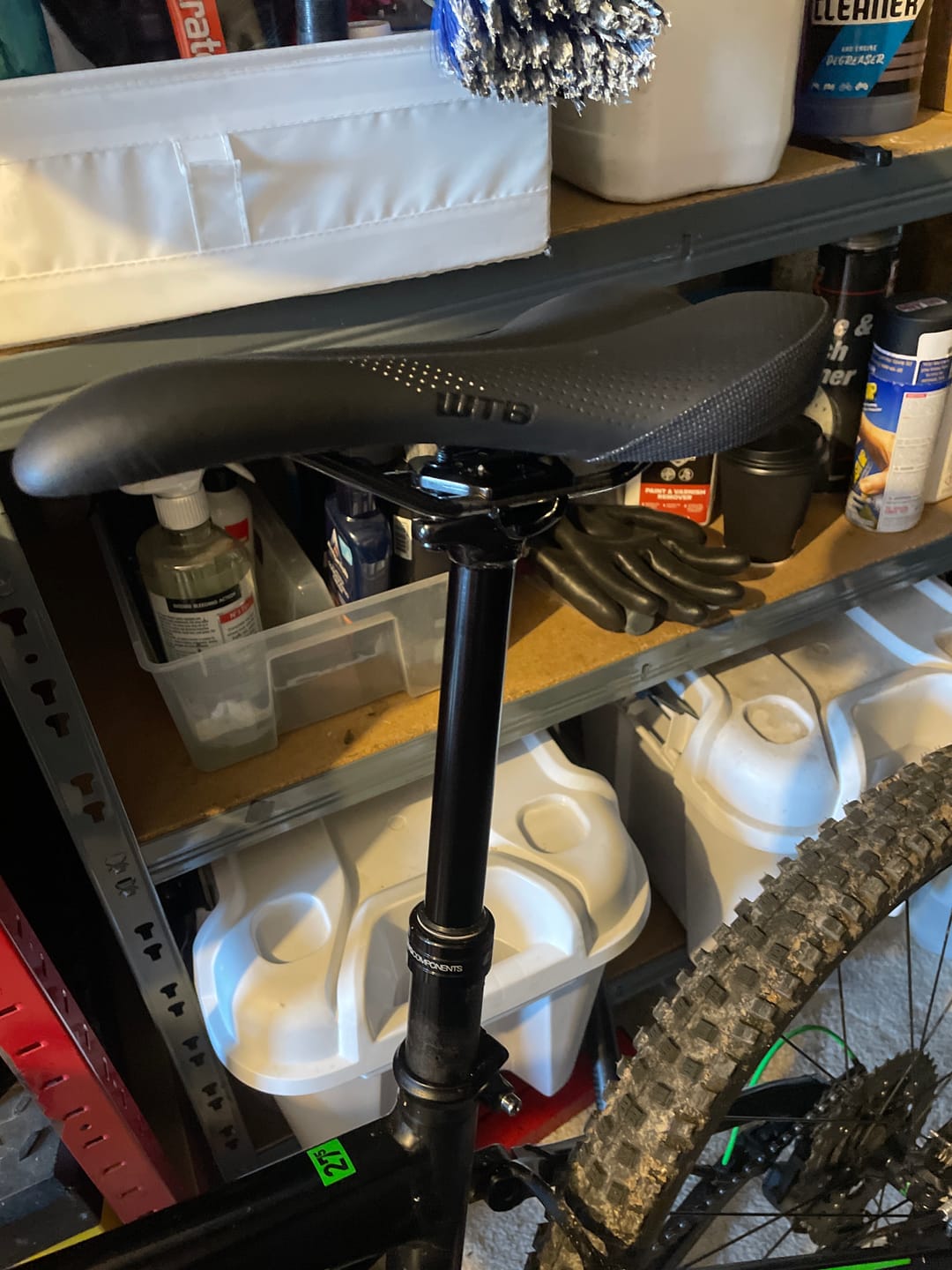 Customer photo review of Lapierre x TranzX JD-YSP18 31.6mm Internal Route Dropper Post - Black