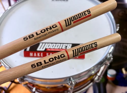 Customer photo review of American Hickory 5B Long Drumsticks