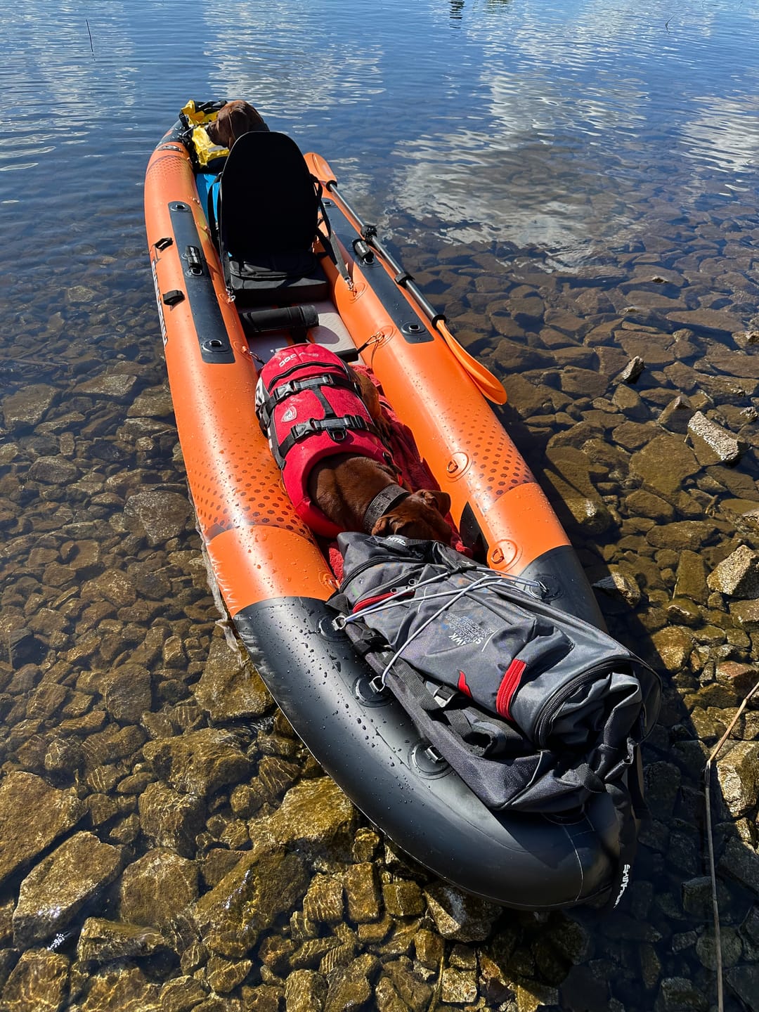 Customer photo review of SKINHAWK EXCLUSIV DREIER KAJAK Kaufen 480CM X 96CM ORANGE