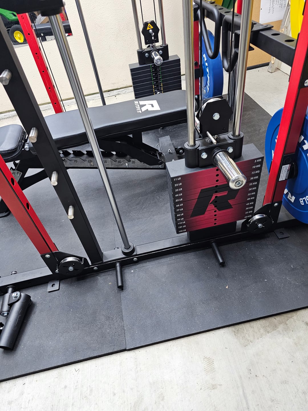 Customer photo review of RitFit WSM1 Weight Stack Set 264lbs for M1 PRO