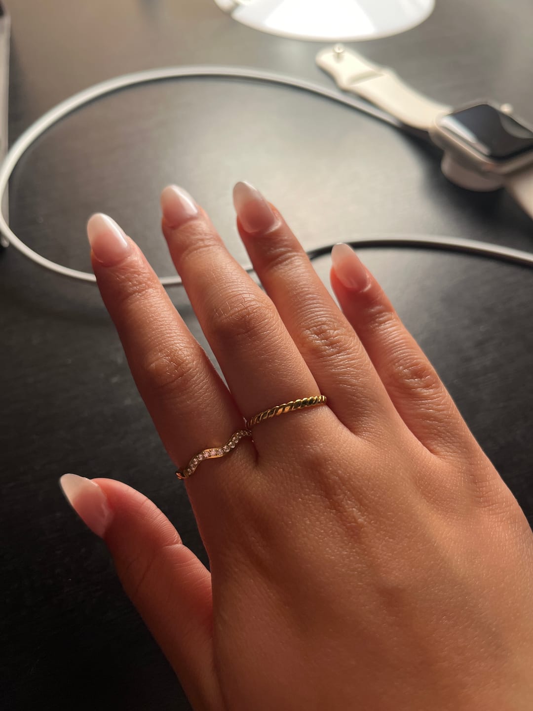 Customer photo review of Wavy Ring | 18K vergoldet