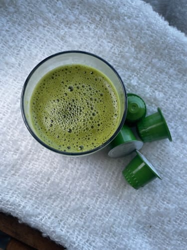Customer photo review of 3 PAQUETS CAPSULES DE MATCHA