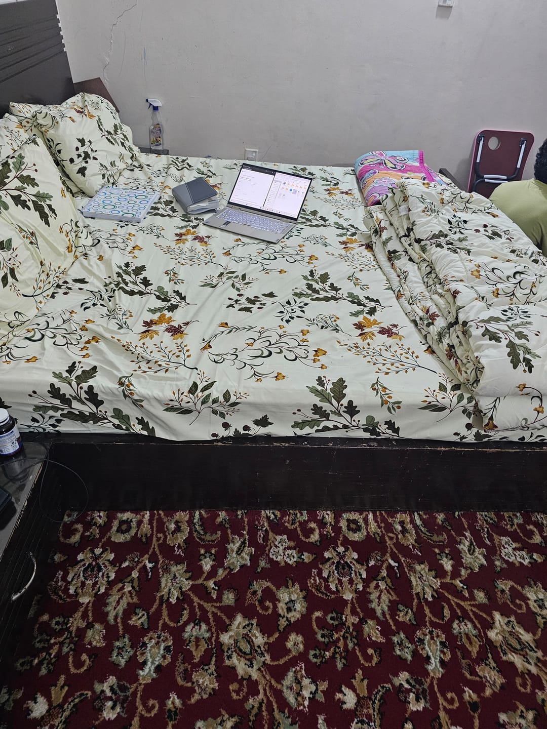 Customer photo review of DEWDROP summer comforter set- 7 pcs