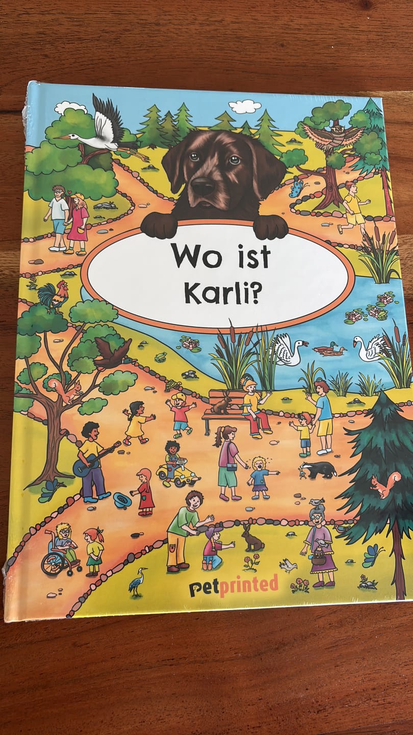 Customer photo review of Wo bist du? - Personalisiertes Hunde-Wimmelbuch