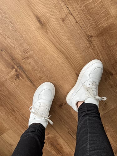 Customer photo review of ELEVATESHOES WHITE CLASSY