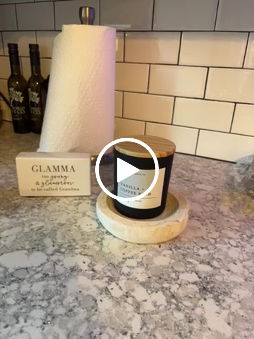 Customer video review of Vanilla + Coffee Bean 10 oz. Candle