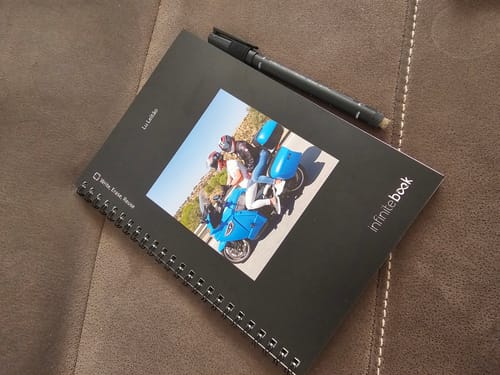 Customer photo review of Infinitebook Lined A5 Black