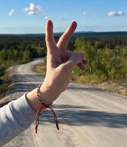 Customer photo review of Palestine Unity Bracelet