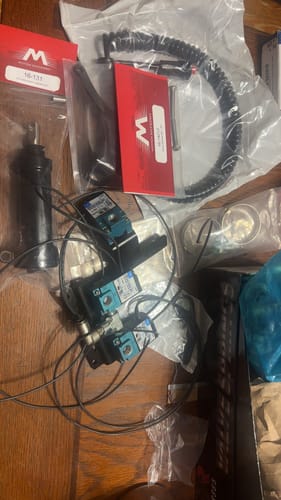 Customer photo review of MAC Valve (Holley CO2 Boost Control Solenoid) Straight Solenoid Mounting Bracket 21-10006