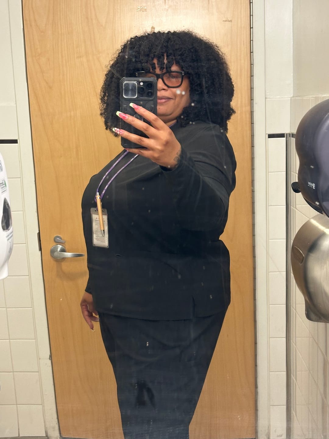 Customer photo review of Afro Kinky Curly Human Crochet Hair
