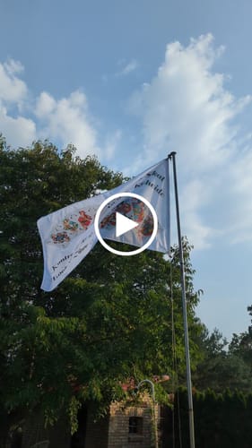 Customer video review of Fahne inkl. Druck