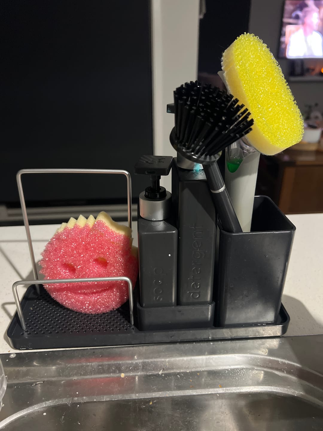 Customer photo review of Drip Deck - Premium Kitchen Sink Caddy