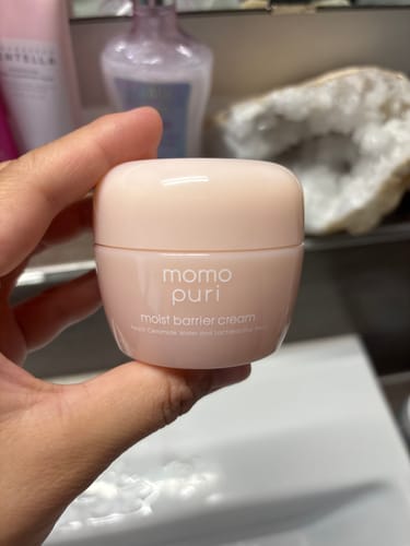 Customer photo review of BCL Momopuri Moisturizing Barrier Cream 80g