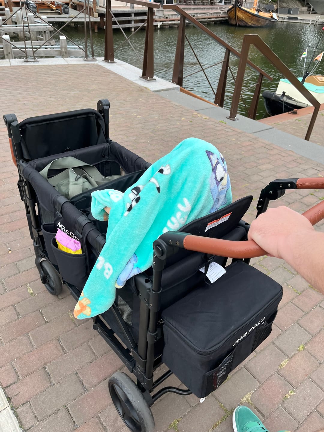 Customer photo review of P-Series Luxe 2-zits Kinderkar
