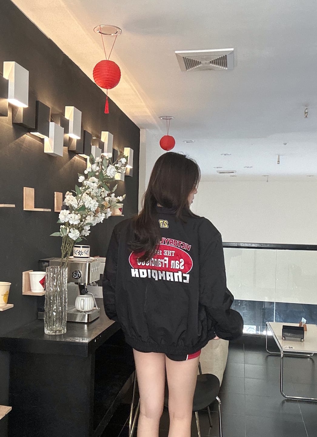 Customer photo review of WARDEN EDGE Racing Patch Zip Jacket with Elastic Cuffs & Retro Embroidery