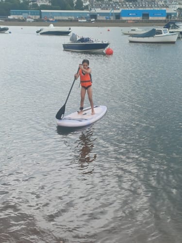 Customer photo review of KIDS MALIBU SKY PADDLE BOARD