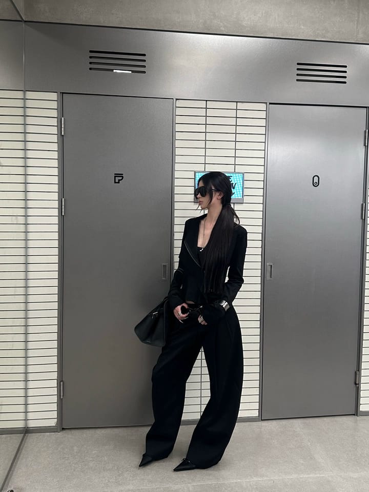 Customer photo review of IAMXIAA Cropped Moto Jacket with Asymmetric Zip