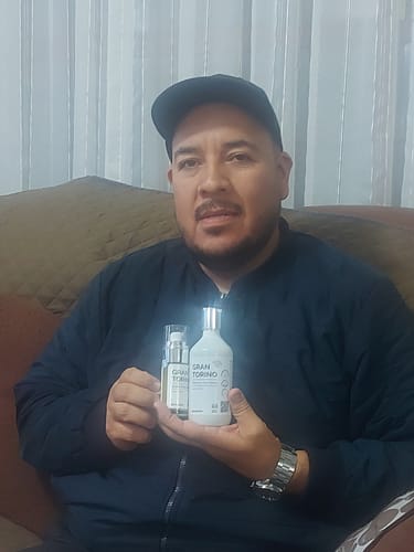 Customer photo review of Aceite y Shampoo Para Barba · Paquete 2 Piezas