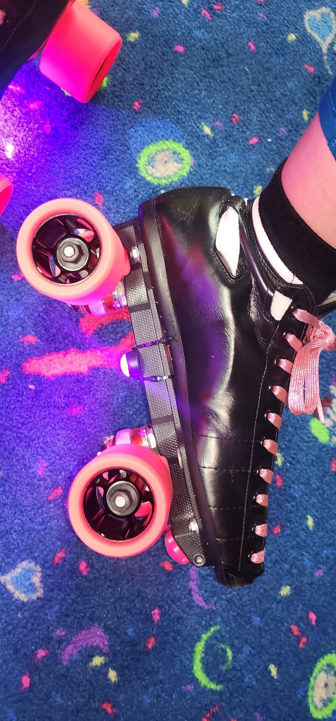 Customer photo review of Bont Royal Assassin Roller Skate Wheels