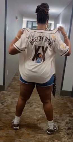 Customer photo review of Custom Cream Light Brown Personalized Classic Authentic Baseball Jersey