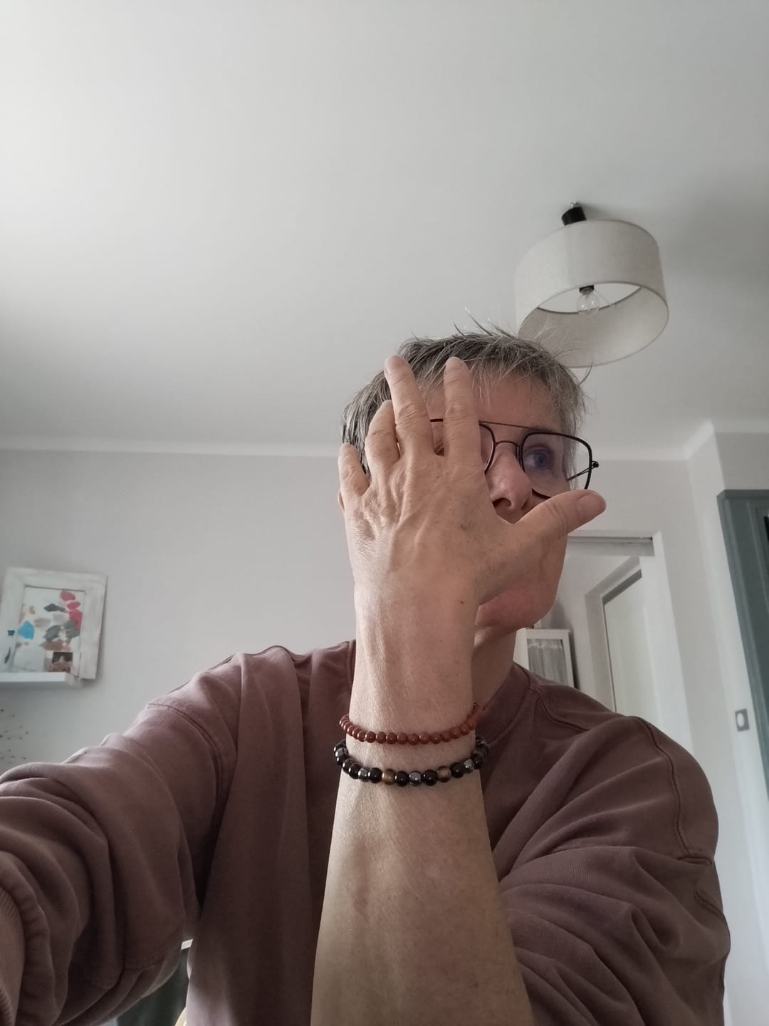 Customer photo review of Bracelet "Triple Protection" en Hématite, Oeil de Tigre et Obsidienne