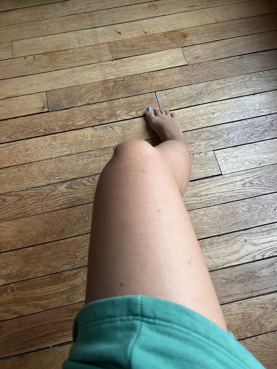 Customer photo review of Mousse autobronzante - bronzage instantané