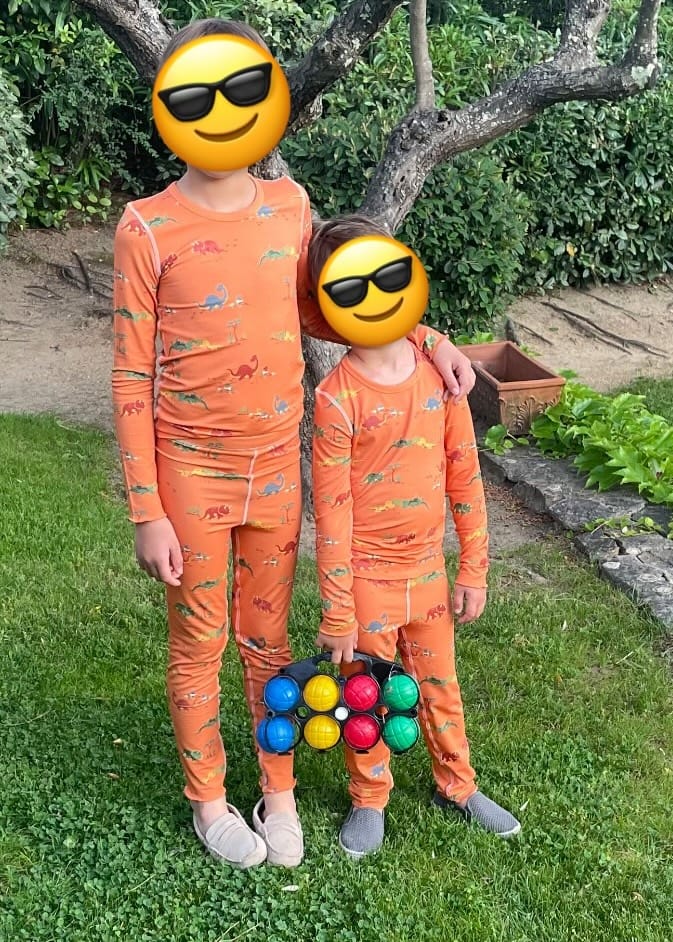Customer photo review of Unisex Dino Dreamers Long Sleeve Pyjamas