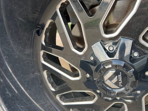 Customer photo review of Spike Tire Valve Caps