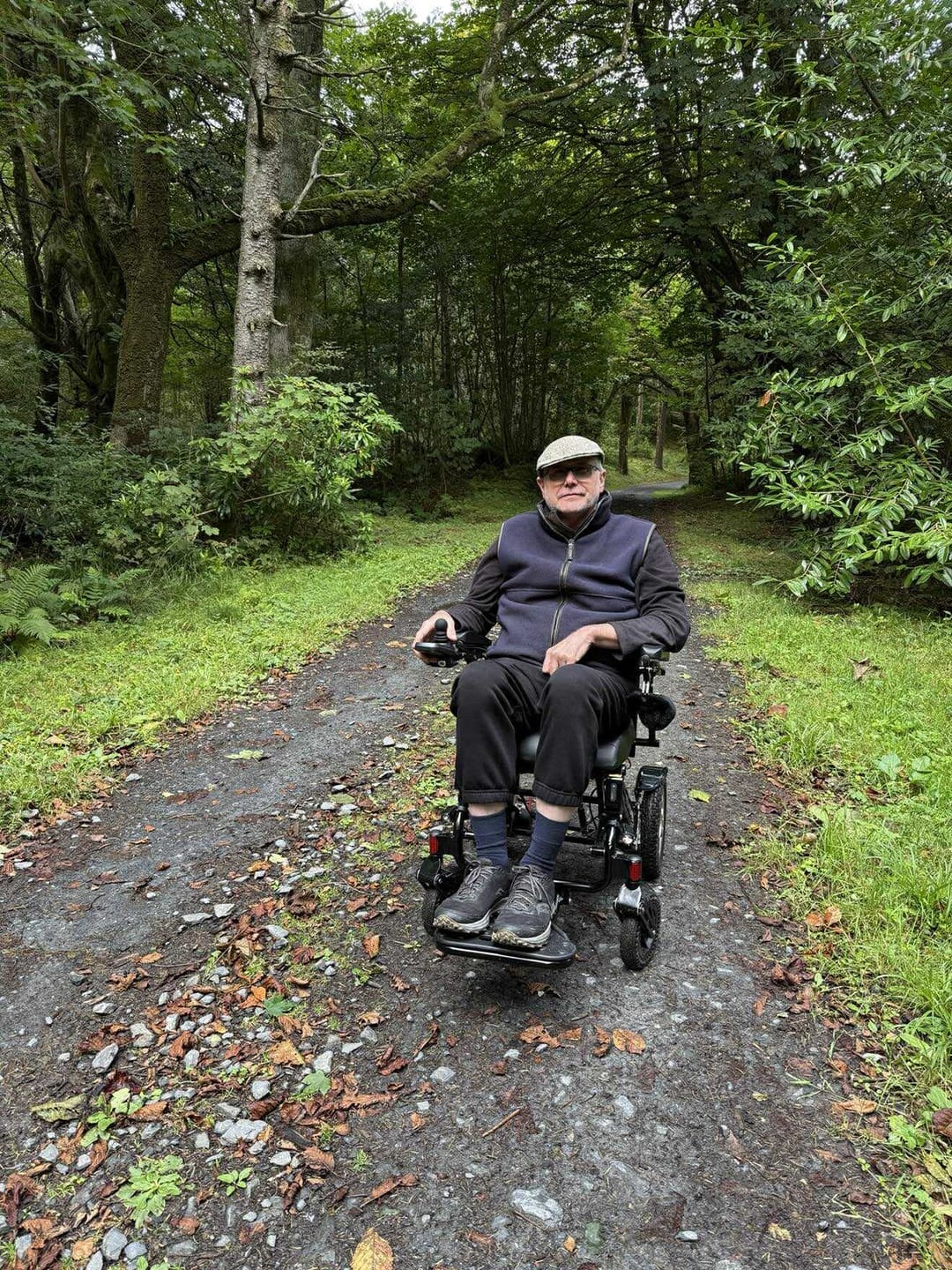 Customer photo review of Golfball Joystick Handle for Electric Wheelchairs (Universal)