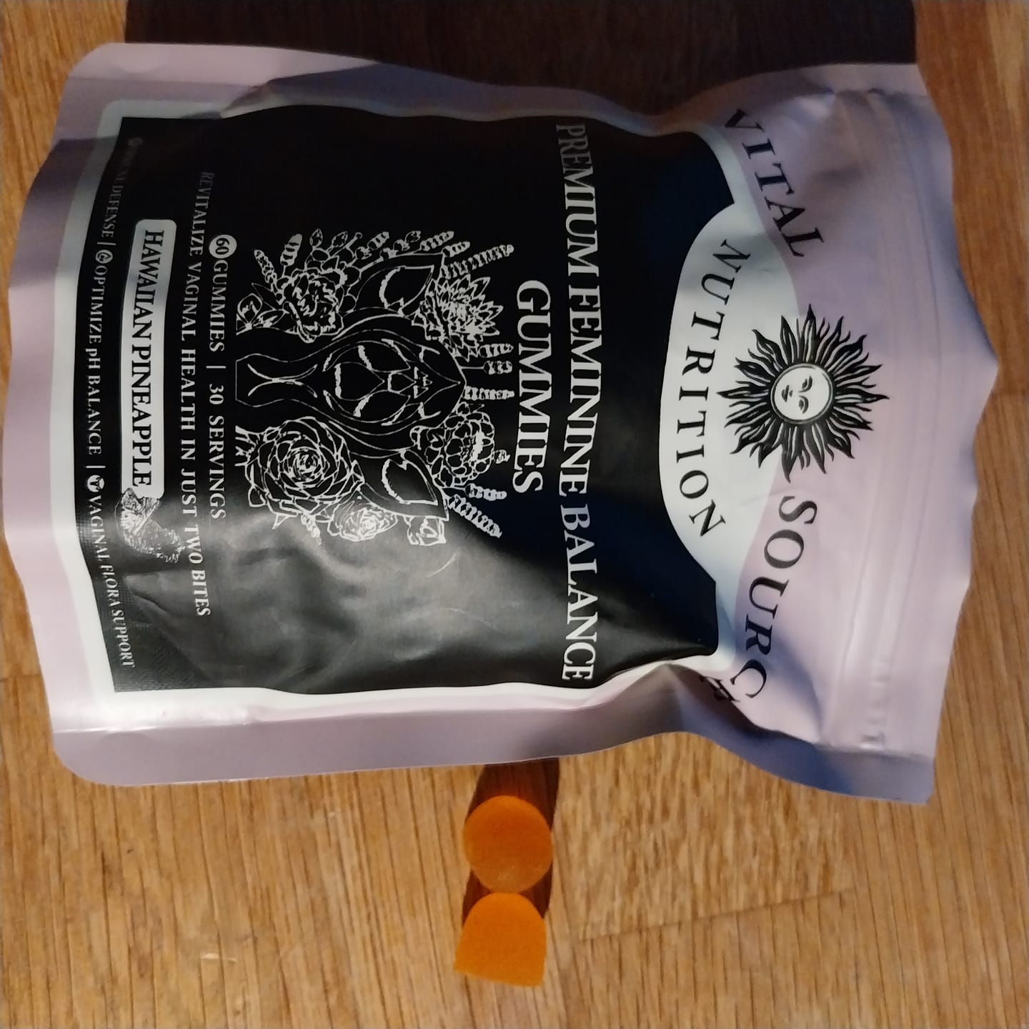 Customer photo review of Feminine Balance Gummies