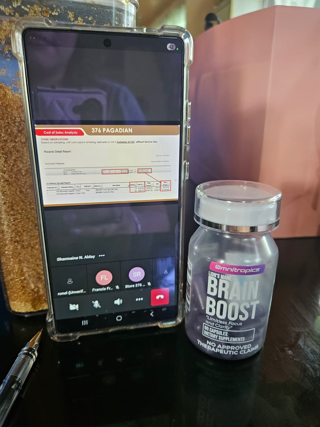 Customer photo review of Omnitropics™ Brain Boost Premium Lion's Mane (25% OFF)