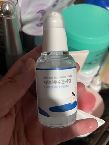 Customer photo review of Birch Moisturizing Serum