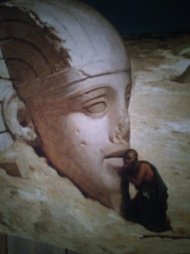 Customer photo review of The Questioner of the Sphinx | Elihu Vedder | 1863