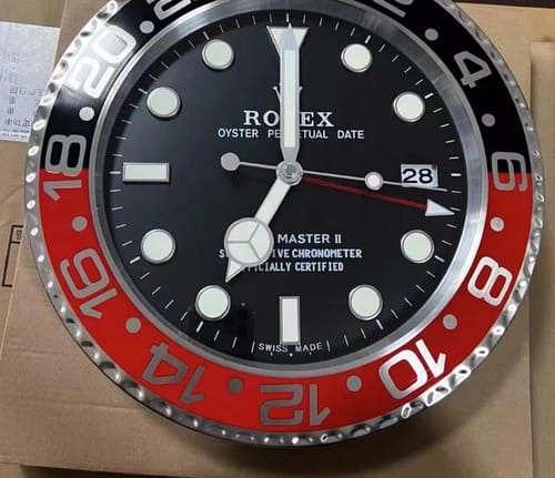 Customer photo review of GMT-Master II Wall Clock - Black and Red