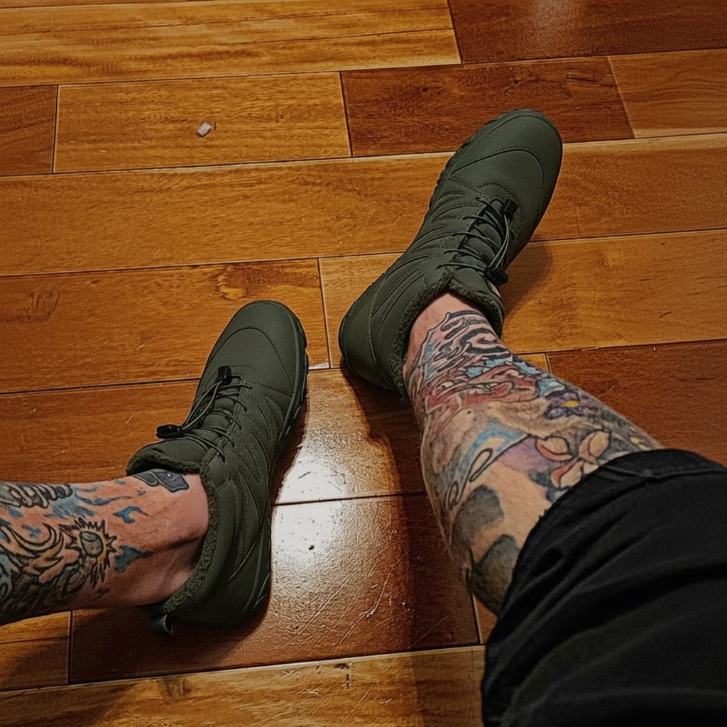 Customer photo review of Thorn - Healthy Non-Slip & Water-Resistant Grounding Barefoot Boots