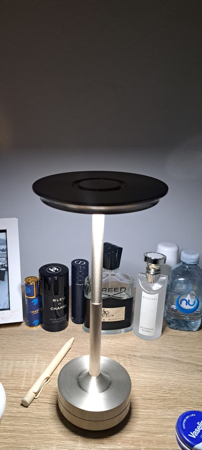 Customer photo review of Cordless Modern Aura Table Lamp - Cordless Table Lamp with Touch Control & Modern Nordic Design