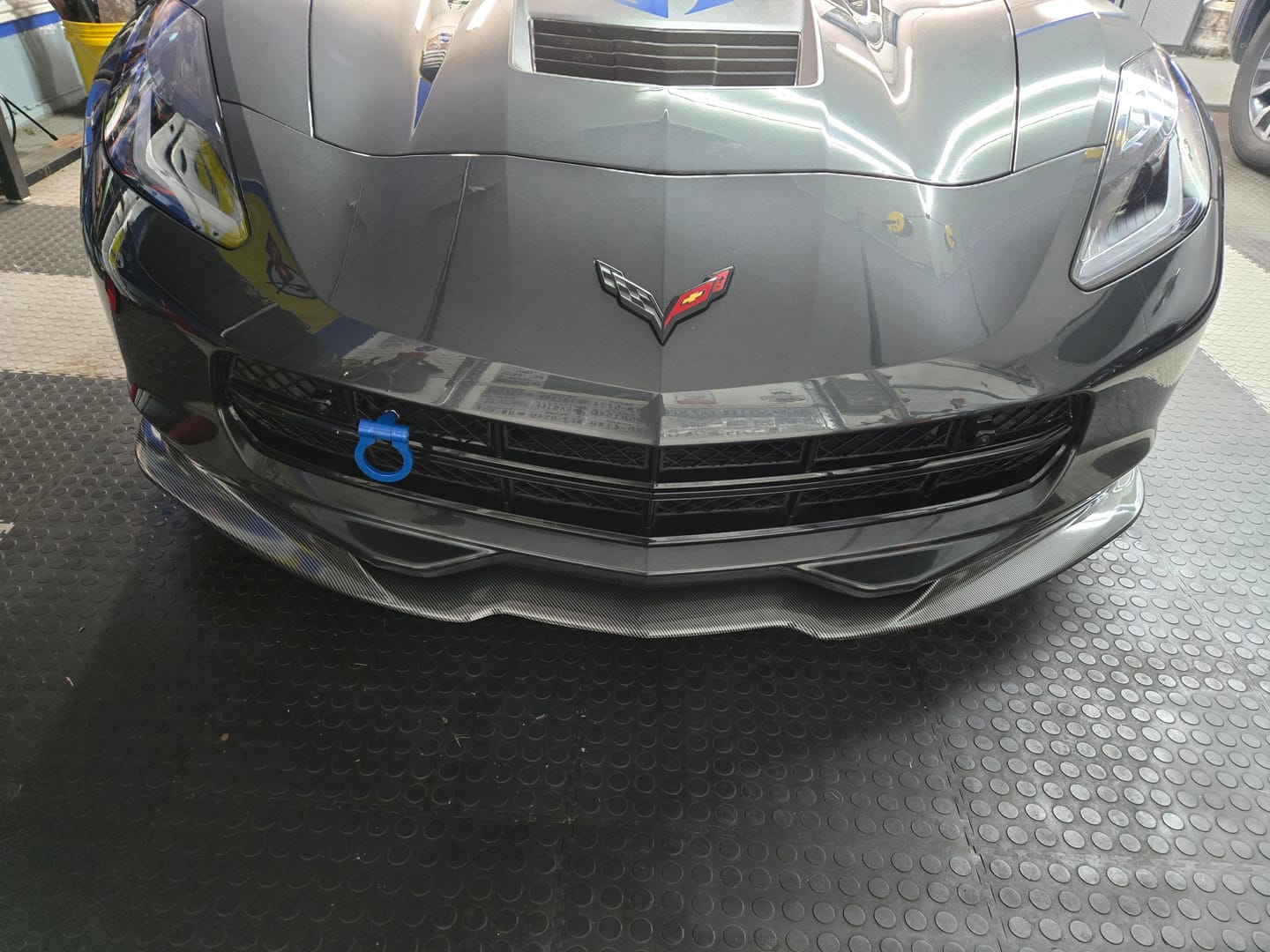 Customer photo review of Corvette C7 Stingray EOS Preformance Package Front Splitter