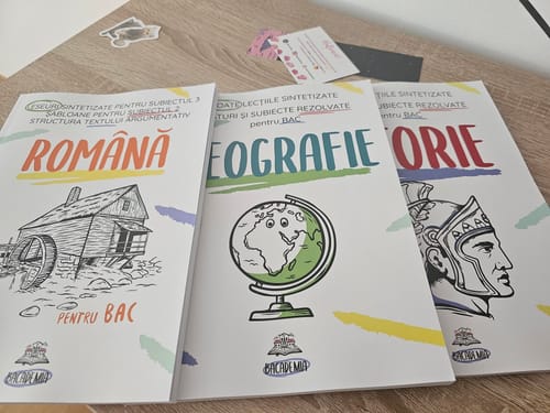 Recenzie cu fotografie de la un client despre Pachet Bacalaureat (Română + Istorie + Geografie) Bacademia