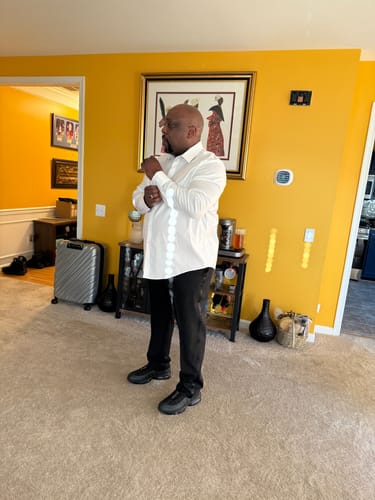 Customer photo review of Solstice Gemstone Necklace White Gold