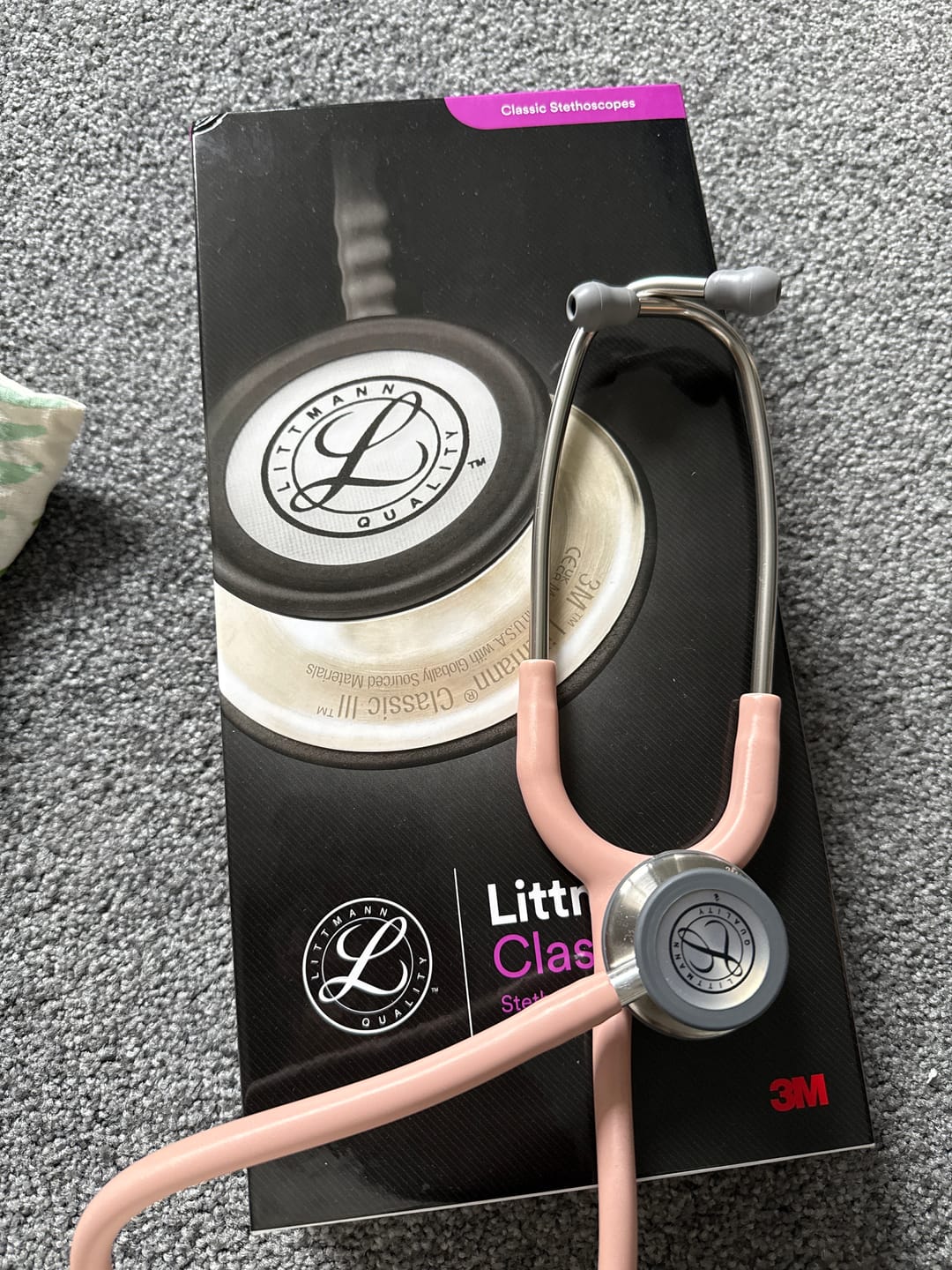 Customer photo review of Littmann Classic III Monitoring Stethoscope: Champagne Rose Satin Finish 5910C