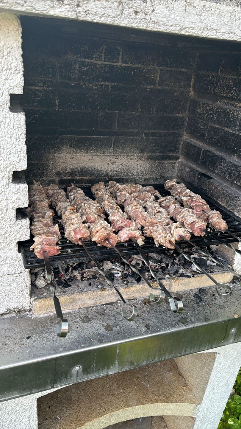 Customer photo review of Schweine-Schaschlik Klassiker – mit Zwiebeln, Pfeffer & Essig | mySchaschlik