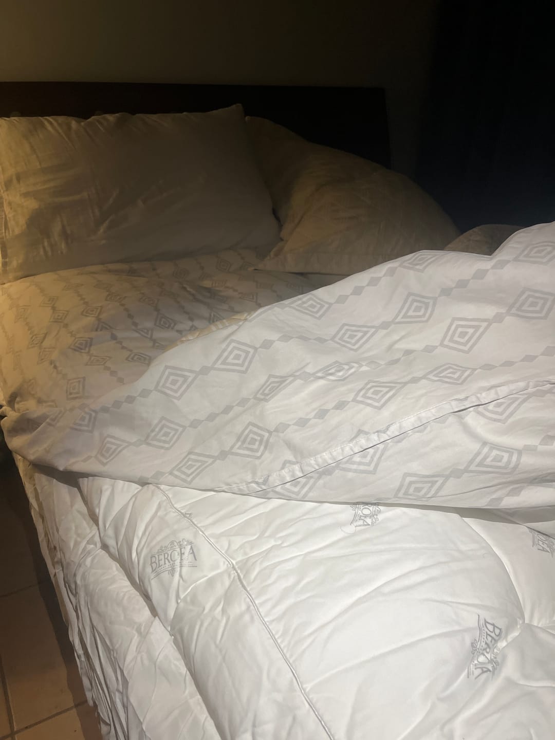 Customer photo review of Ultimate Comfort Luxury Beroea Mattress Topper 12 cm