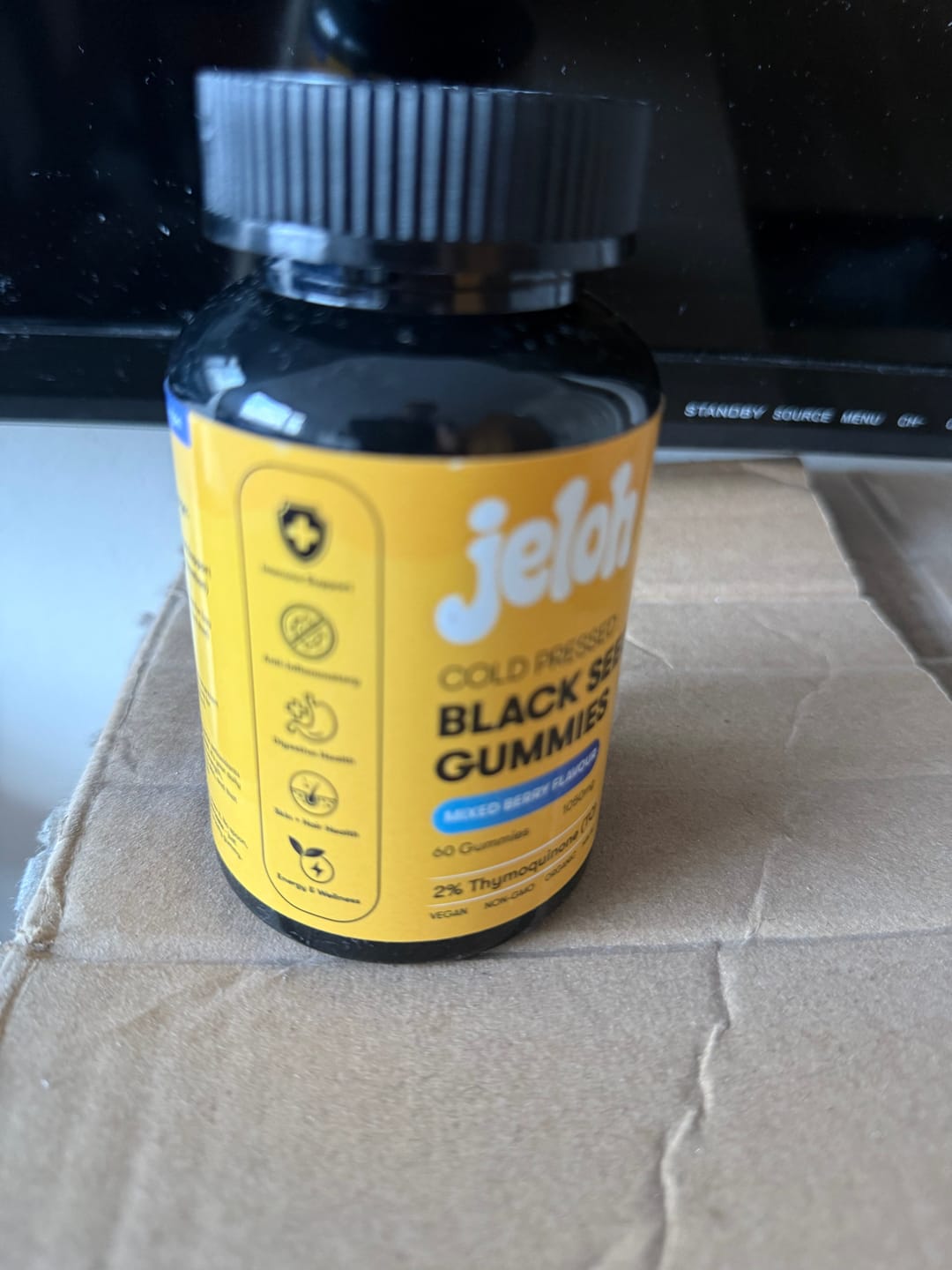 Customer photo review of Black Seed Oil Gummy