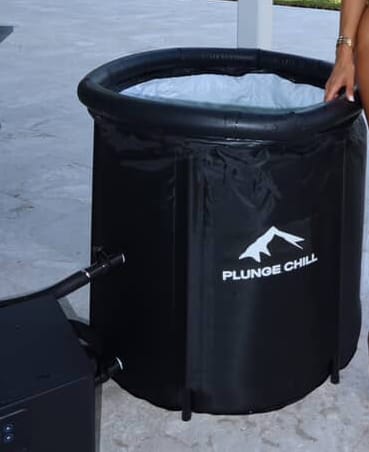 Customer photo review of Cold Plunge Tub with Chiller