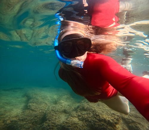 Customer photo review of Luna Long Sleeve Swimwear