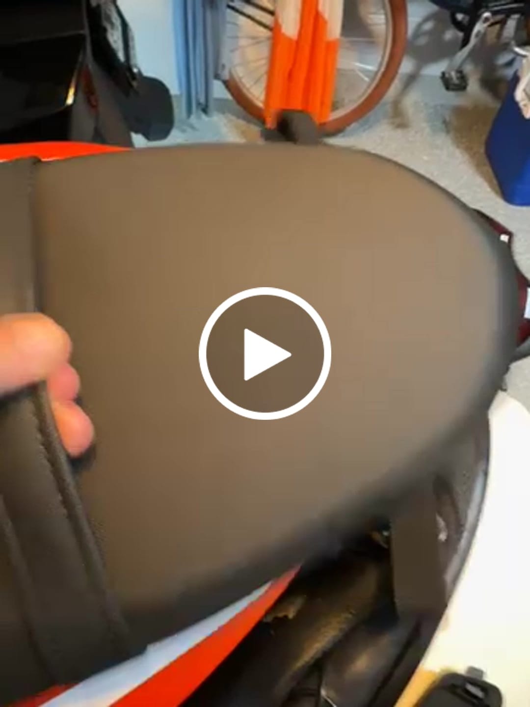 Customer video review of Triumph Street Triple Helmet Hook (lock)