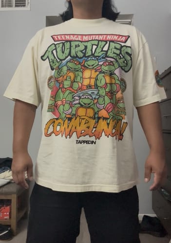 Customer photo review of "Cowabunga" TMNT T-Shirt | @cha__town COLLAB | LIMITED TO 24 PIECES!!