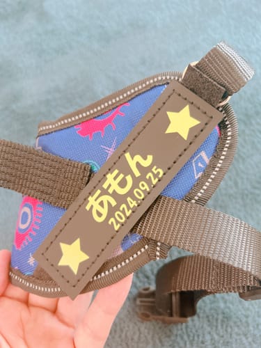Customer photo review of FunFunPet 高機能ハーネス（お名前タグ作成サービス付き）